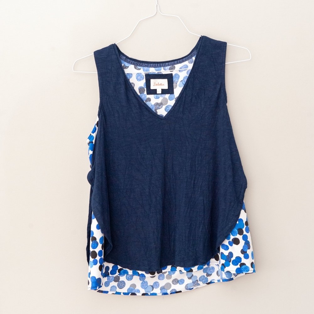 Deletta for Anthropologie Weekday Layered Tank